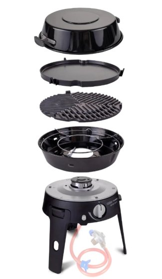 CADAC Safari Chef 30 LP Deluxe Gasgrill 30 cm schwarz