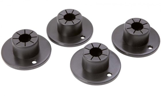 Van Assendelft plastic feet for step stool and tent pole 4 pieces