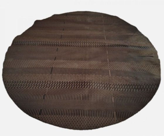 Human Comfort Cosy Carpet Nagano Round Outdoor-Teppich Ø250 cm braun