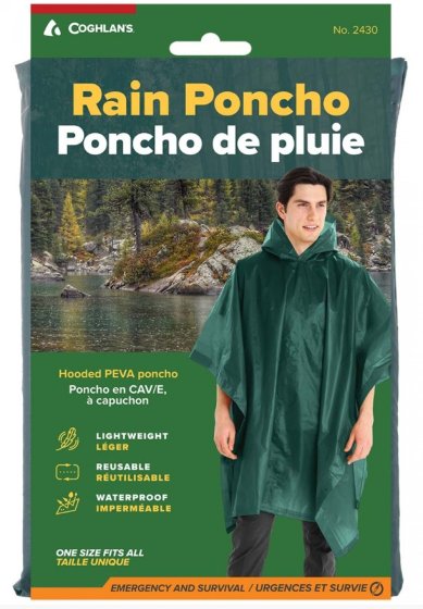 PONCHO GROEN 2430 COGHLANS