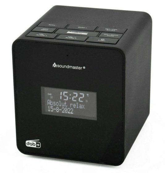 Soundmaster UR109SW DAB+ Radiowecker mit Aufnahmefunktion