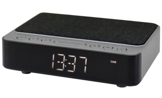 Soundmaster UR250AN digitaler Radiowecker mit kabellosem Laden