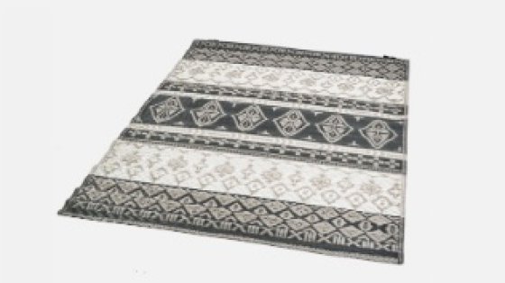 Human Comfort Cosy Carpet Sapporo Beach Outdoor-Teppich 120 x 180 cm grau