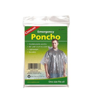 Coghlan's Emergency Poncho poncho d'urgence transparent