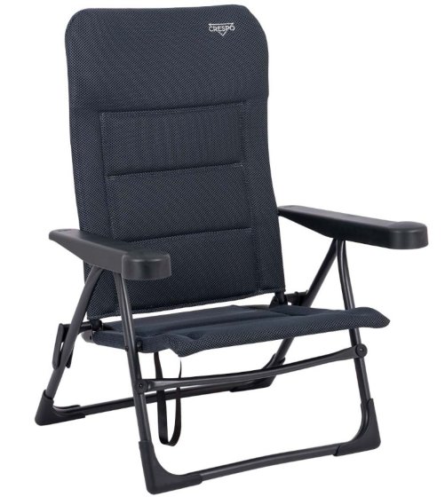 Crespo AP/205 Air-Deluxe chaise de plage grise