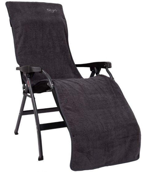 Crespo terry chair cover L for recliner grey