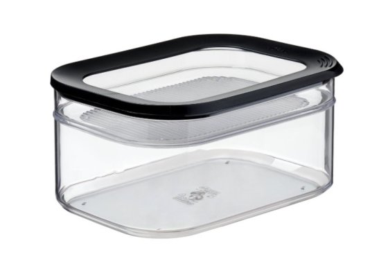 Mepal Modula Kühlschrankdose 2-teilig schwarz 2000 + 550 ml