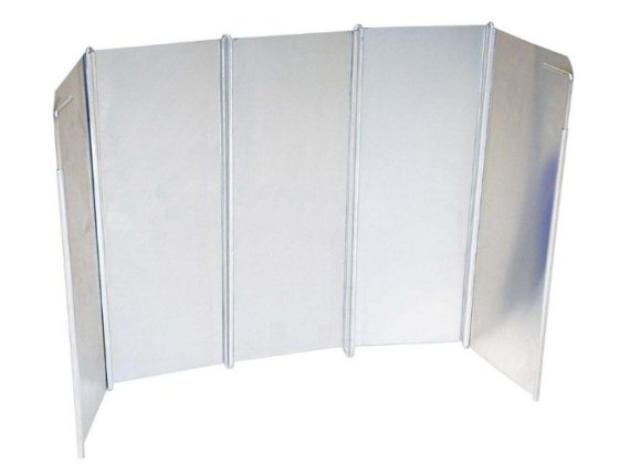 Bo-Camp aluminium cooking windscreen 49 x 26 cm
