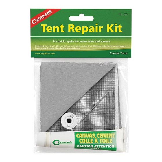 Kit de réparation de tente Coghlan's 703 pour toile et moustiquaire