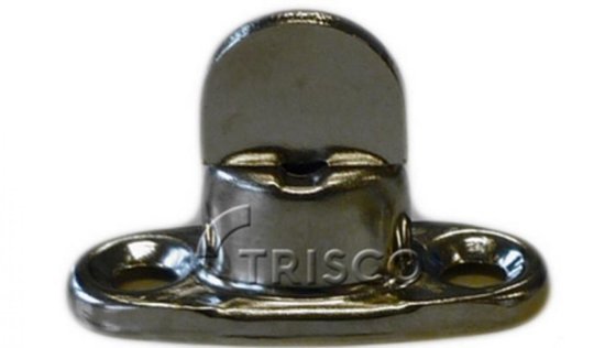 TRISCO small turnbutton 370 2 high brass nickel-plated