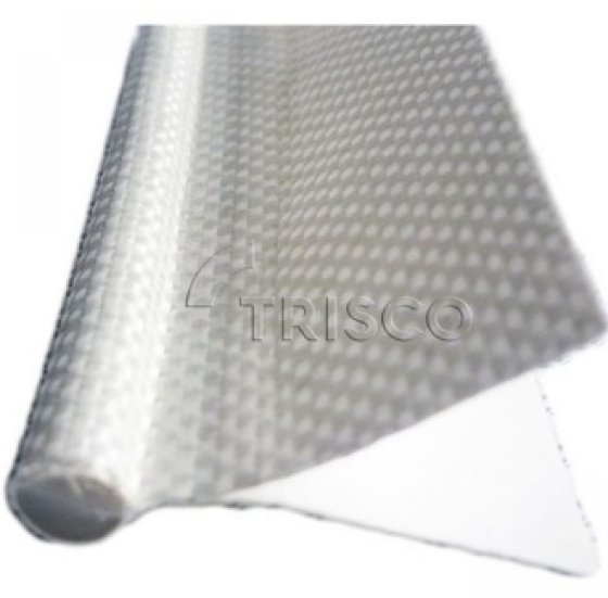 TRISCO keder tape 5 mm double flap 30 mm white per metre