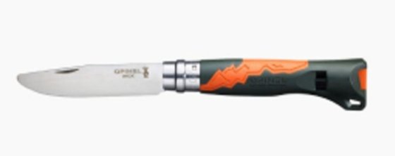 Opinel N°07 Outdoor Junior zakmes RVS khaki