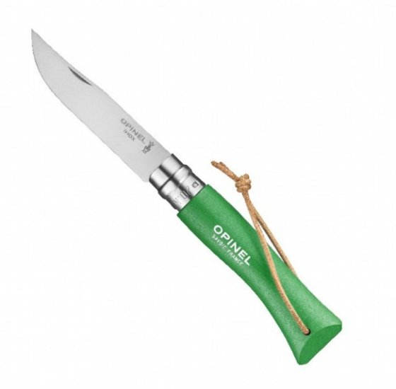 Opinel No.07 Colorama zakmes RVS groen