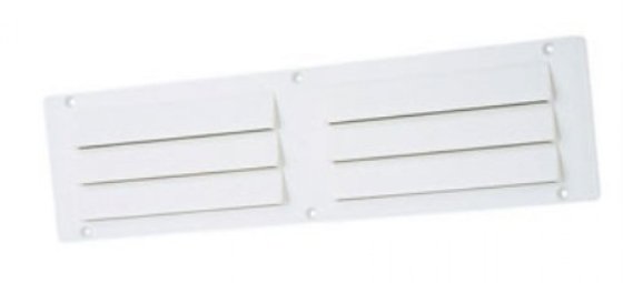 Trigano ventilatierooster exterieur 250 x 70 mm wit