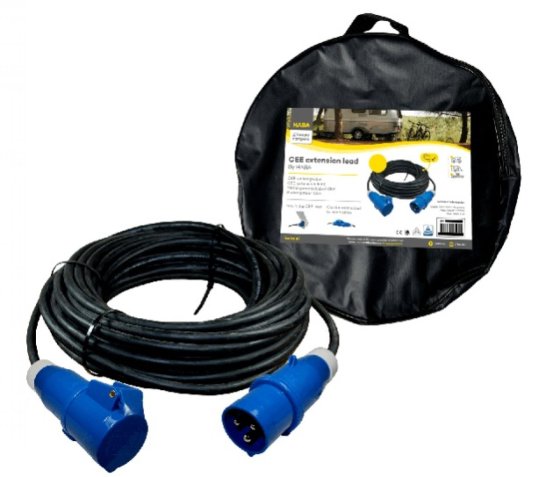 HABA CEE verlengkabel 30 m neopreen 3x1,5 mm²