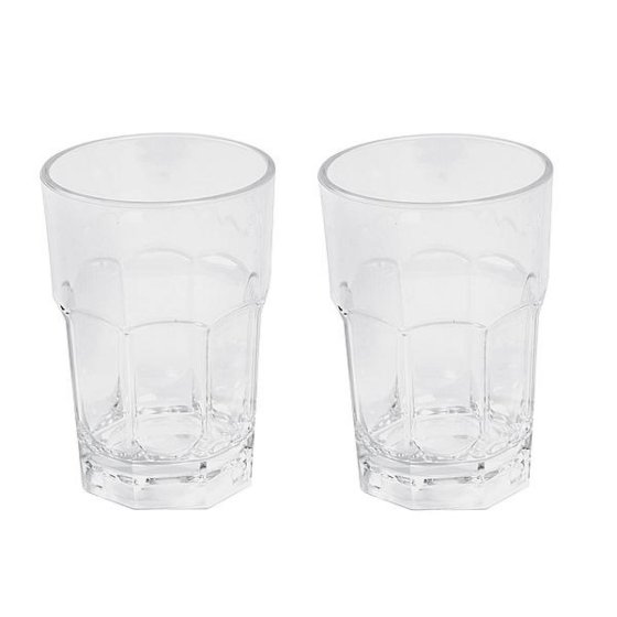 Bo-Camp Deluxe lemonade glass 290 ml polycarbonate 2 pieces