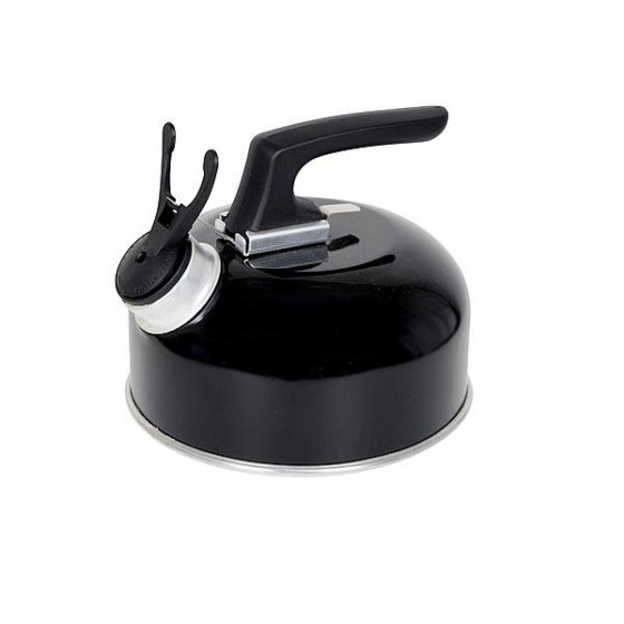 Bo-Camp compacte fluitketel 1 liter aluminium zwart