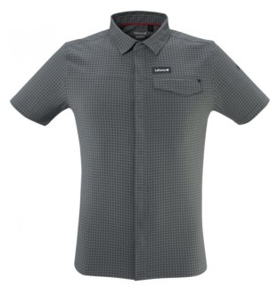 SHIRT SKIM SS MEN M CARBONE GREY