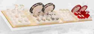 MARYVO glass securing tray for glasses and cups