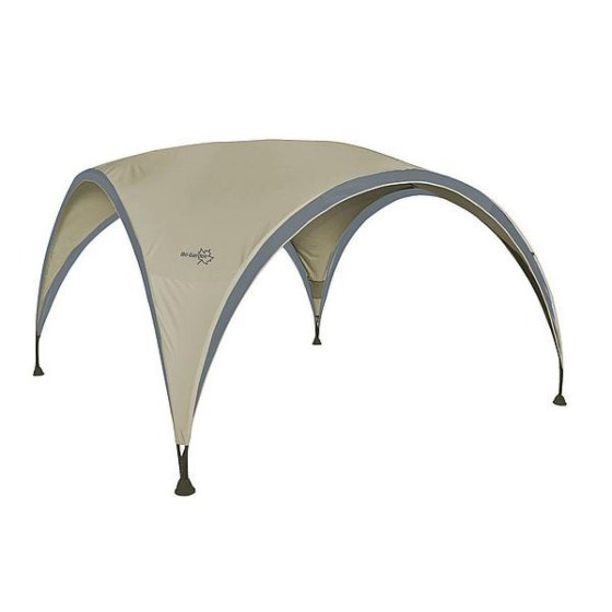 Bo-Camp Party Shelter Large party tent 426 x 426 cm beige