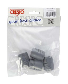 Crespo tafelpootdoppen set 4 stuks kunststof grijs