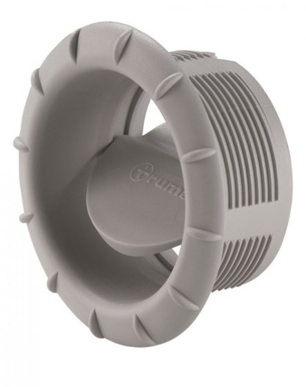 Truma end grille EN with swivel flap grey