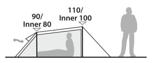 Robens Sprinter 2 LW tunneltent voor 2 personen