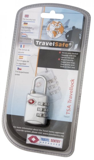 TravelSafe TSA cijferslot met nummercode