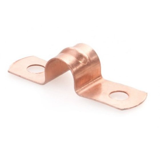 Collier de fixation pour tuyau en cuivre rouge Gimeg 8 mm 4 pièces