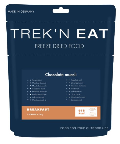 TREK'N EAT Choco Muesli petit-déjeuner outdoor 150 g