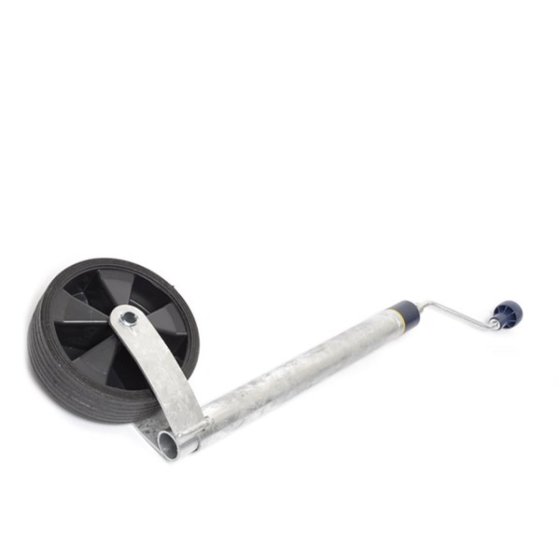 Roue jockey Winterhoff 48 mm avec roue en caoutchouc plein