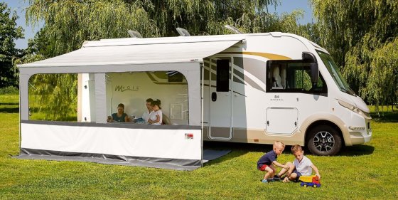 Fiamma Blocker Pro 450 voorwand voor luifel
