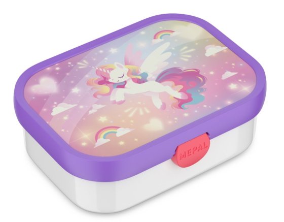 Mepal Campus boîte à tartines bento Unicorn Glow avec fourchette