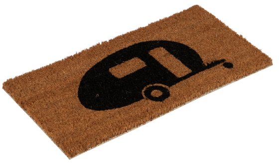 Bo-Camp caravan deurmat kokosvezel 25 x 50 cm bruin