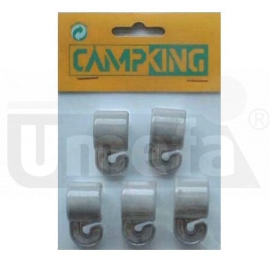 5 TENTCLIPS MET HAAK 19-22MM NYLON