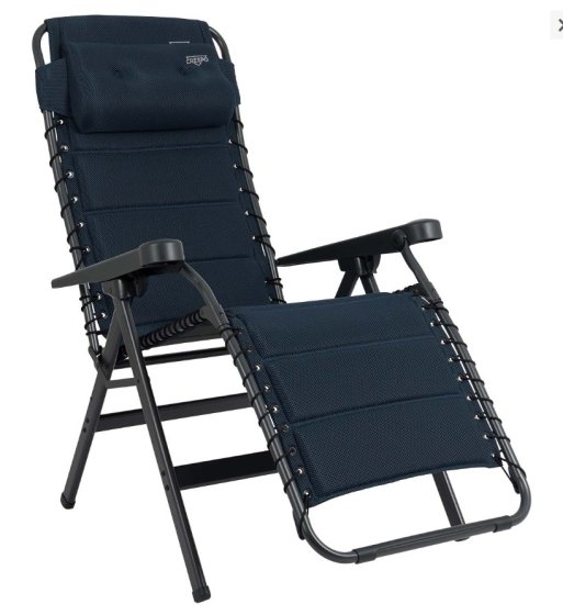 Crespo AP-232 Air-Deluxe relaxstoel donkerblauw