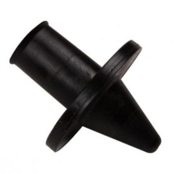 Umefa pointed end cap 22 mm plastic black 3 pieces