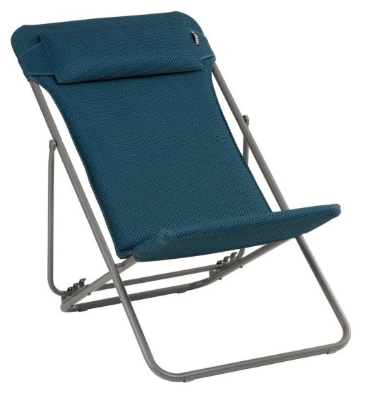 LAFUMA Maxi Transat Plus BeComfort folding recliner blue