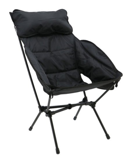 Fauteuil relax Travellife Finn léger noir