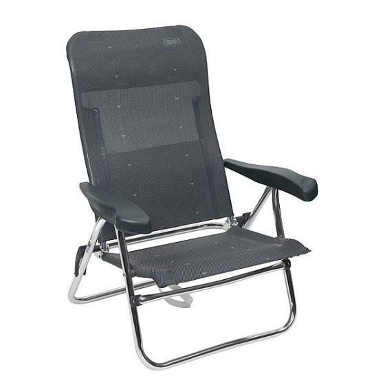 Crespo AL-205 strandstoel donkergrijs