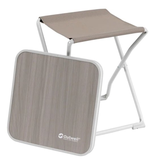Outwell Baffin campingkrukje met oplegblad - Toffee Tint