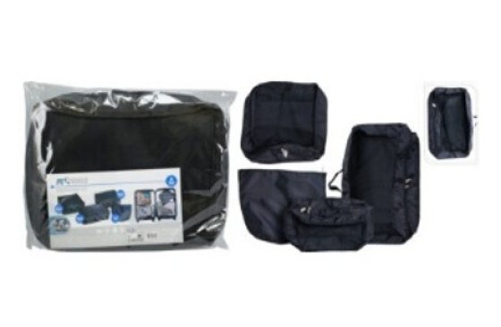 OPBERGTASSEN SET VAN 4 ZWART