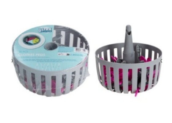 PINCES A LINGE DANS PANIER 30ST