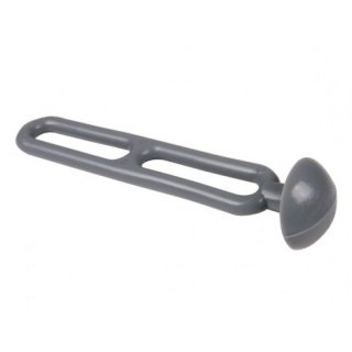 UMEFA trapspanner met knop 24,5 x 2 cm rubber grijs