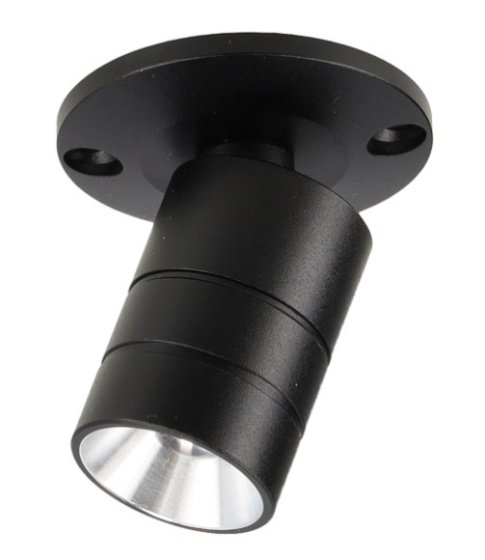 SPOT OPBOUW TOLLO 10-15V ZWART