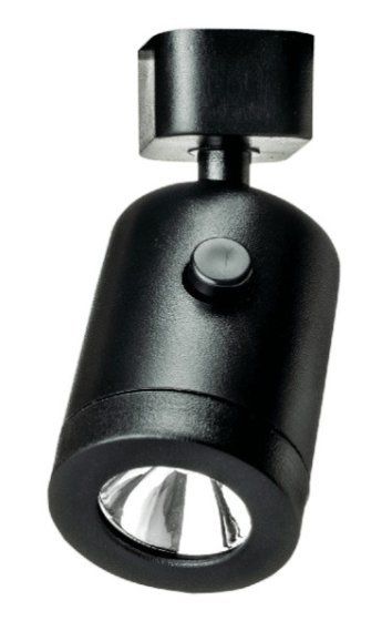 SPOT LANCIANO 12V KLEIN ZWART