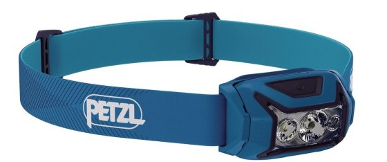 Petzl Actik Stirnlampe 450 Lumen blau