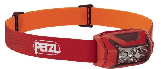 Petzl Actik Stirnlampe 450 Lumen rot