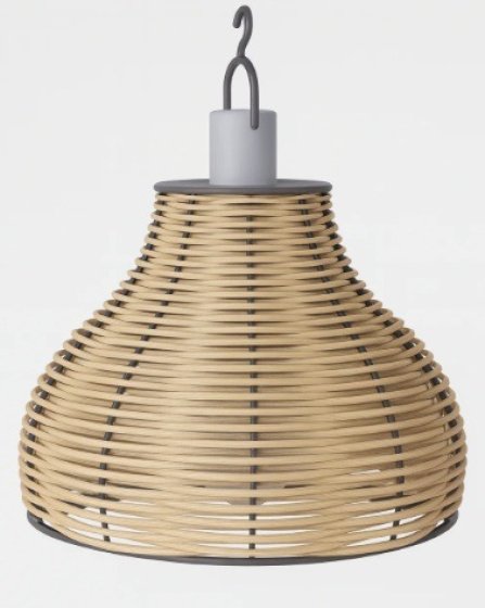 Human Comfort Big Rattan aufladbare Hängeleuchte