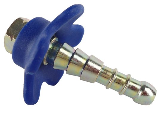 CADAC Schlauchtülle mit Handrad 8 mm 1/4" links